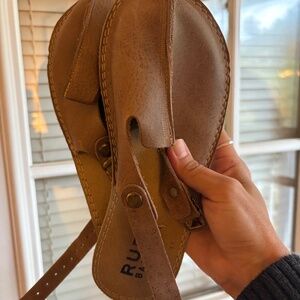 Mink Leather Barefoot Sandals size 37